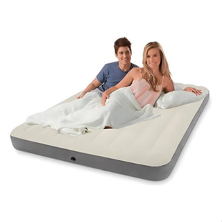 Colchao Inflável Casal Dura Beam Fiber Tech Queen Intex Cor Cinza em Oferta na Shopee