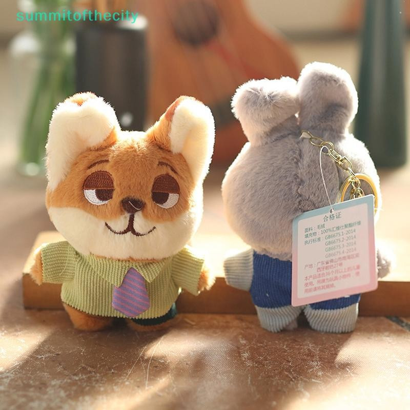 Summtoftopcity Anime Desenho Animado Fofo Raposa Coelho Boneca De Pelúcia Brinquedo Chaveiro Mochila Pingente Bolsa Pend