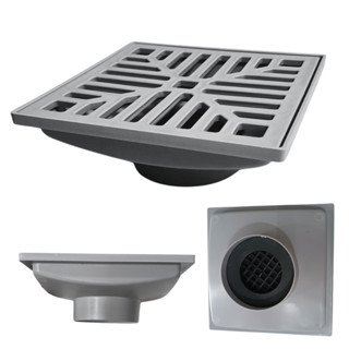 Ralo Anti Odor Cinza 20x20 Plástico Reforçado Conforto Térmico Saida 100mm em Oferta na Shopee