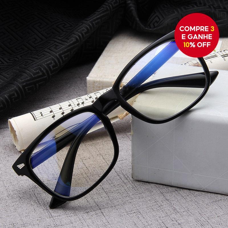 Óculos Planos Com Bloqueio De Luz Azul , Design Simples Clássico Para Homens E Mulheres