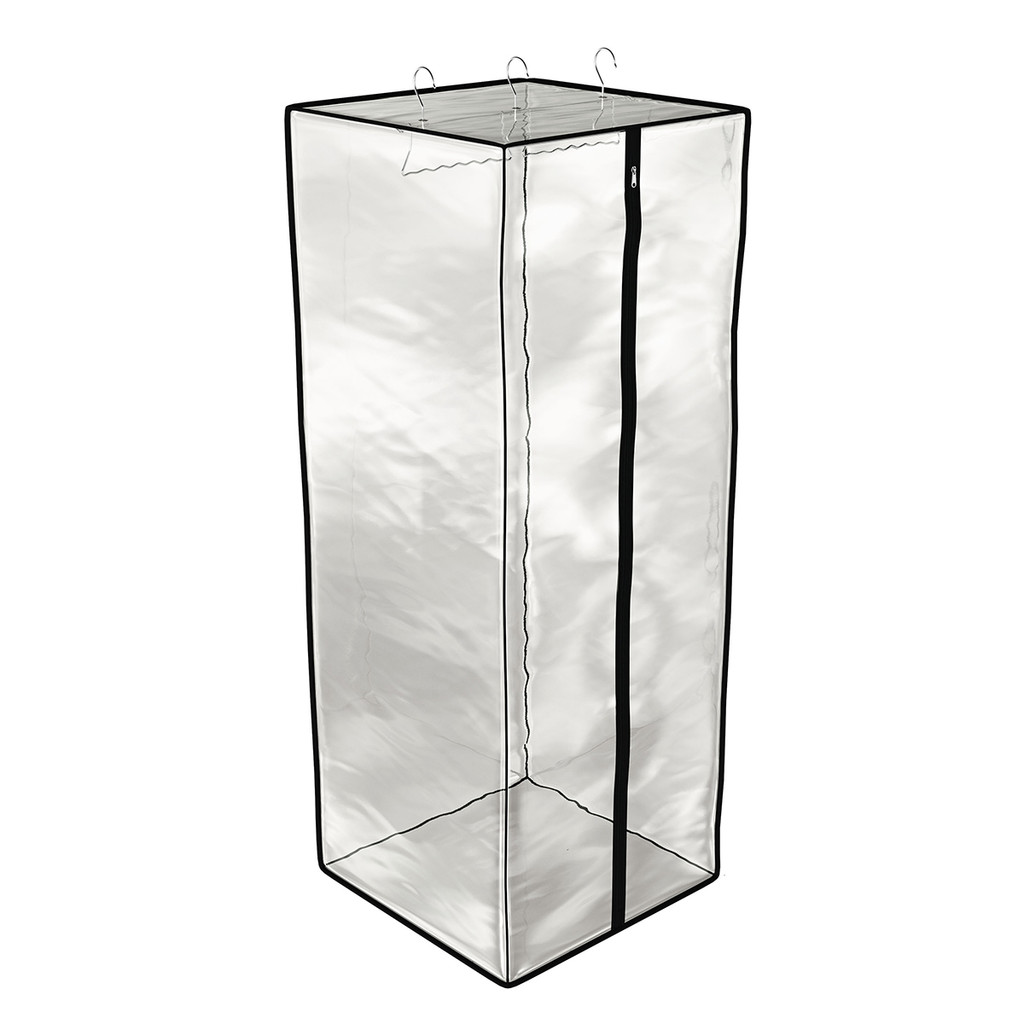 Imagem Organizador de Closet Euro Home com Zíper para Vestidos, Casacos Ternos e Roupas Longas