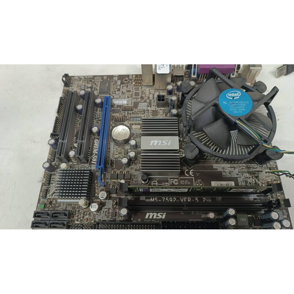Kit placa mãe G41M-S01 + Core 2 Duo + 2 Gb 14181