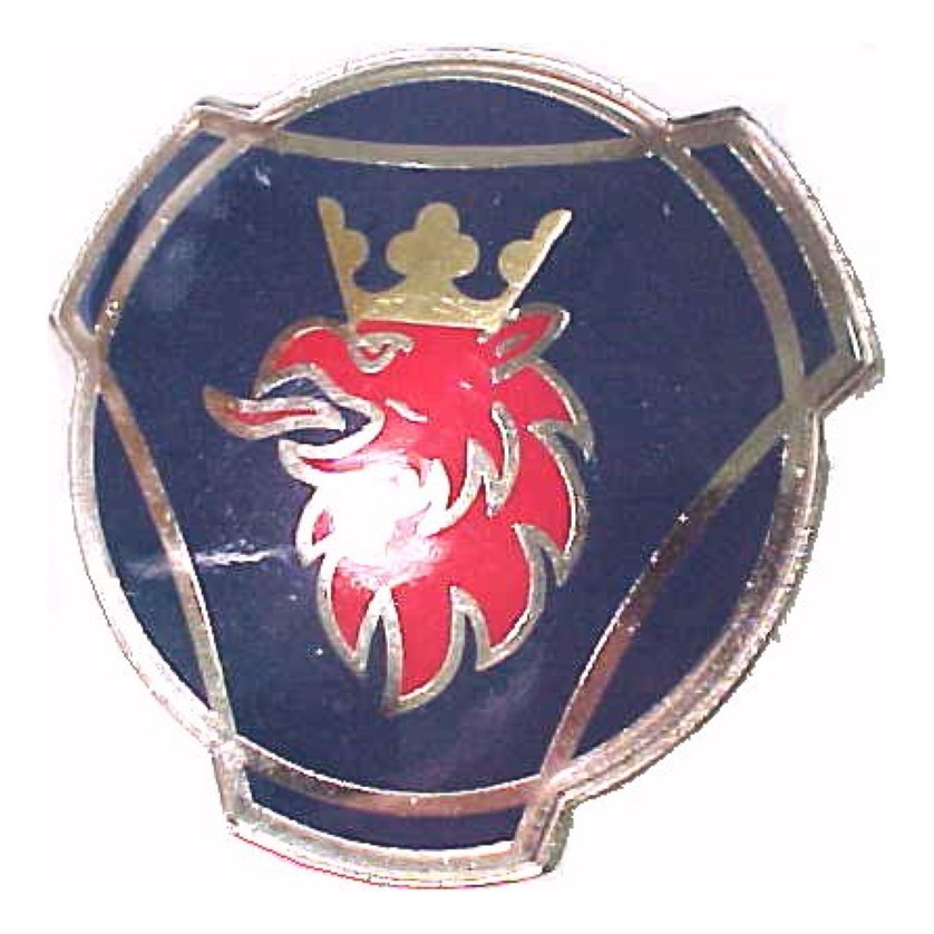 Emblema Capo Plastico Adesivo Para Scania Serie 4 P G 94 114
