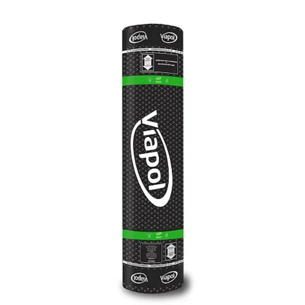 Manta Asfáltica Viapol Torodin Poliéster 4mm Rolo de 5m2