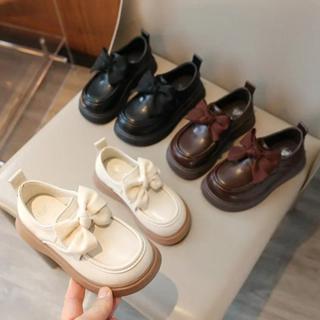 Moda Escola Estudante Menina Sapatos De Couro Do Plutônio Primavera Novas Crianças Mocassins Pequenas Princesa Apartamen em Oferta na Shopee