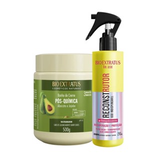 Kit Bio Extratus Reconstrutor Uso Indispensável be.use 210mL + Banho de Creme Pós-Química 500g em Oferta na Shopee