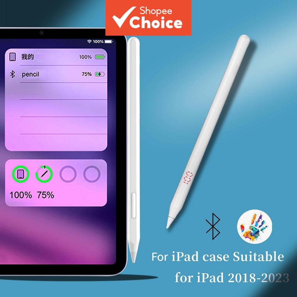 Caneta Stylus para iPad Apple: Carga Rápida para Apple Pencil com Rejeição de Palma e Sensibilidade ao Inclinação -