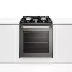 Fogão de Embutir 4 bocas Electrolux Cinza Experience Mesa de Vidro, Grill e PerfectCook360 (FE4EG)