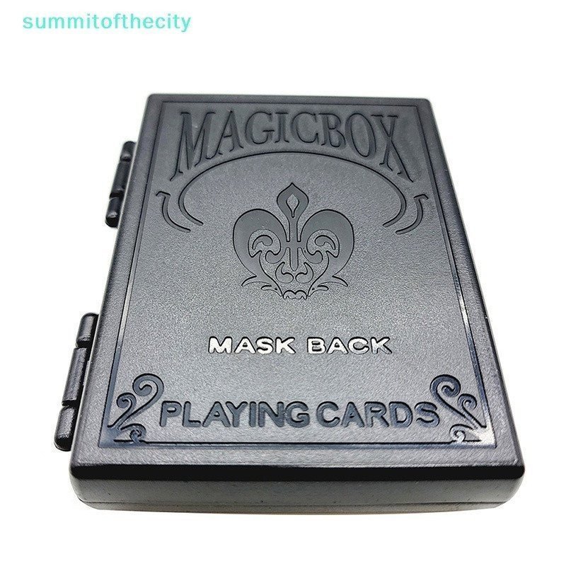 【 summitofthecity 】 Caixa De Restauração Surpresa Mágica De Plástico Preto Truques Mágicos Para Crianças TY