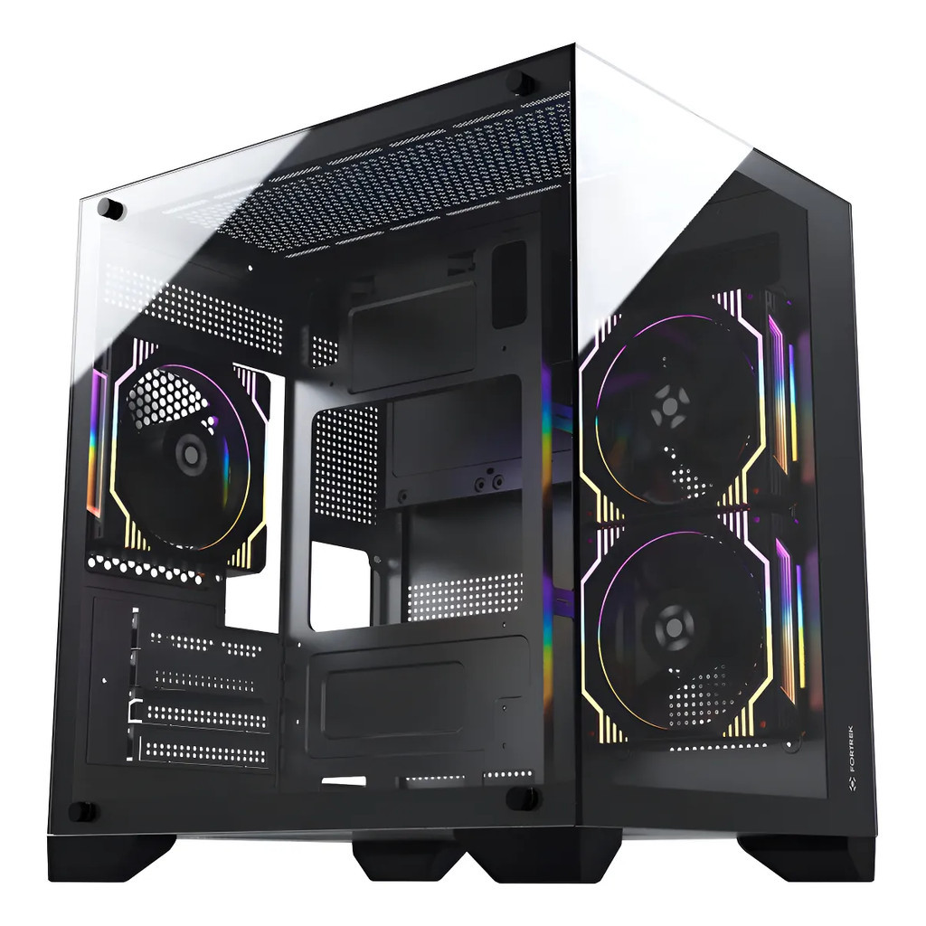 Gabinete Gamer Fortrek Clarity S/fan S/fonte Micro Atx E Itx