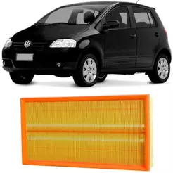 Filtro Ar Volkswagen Fox 1.0 2003 A 2008 Wega