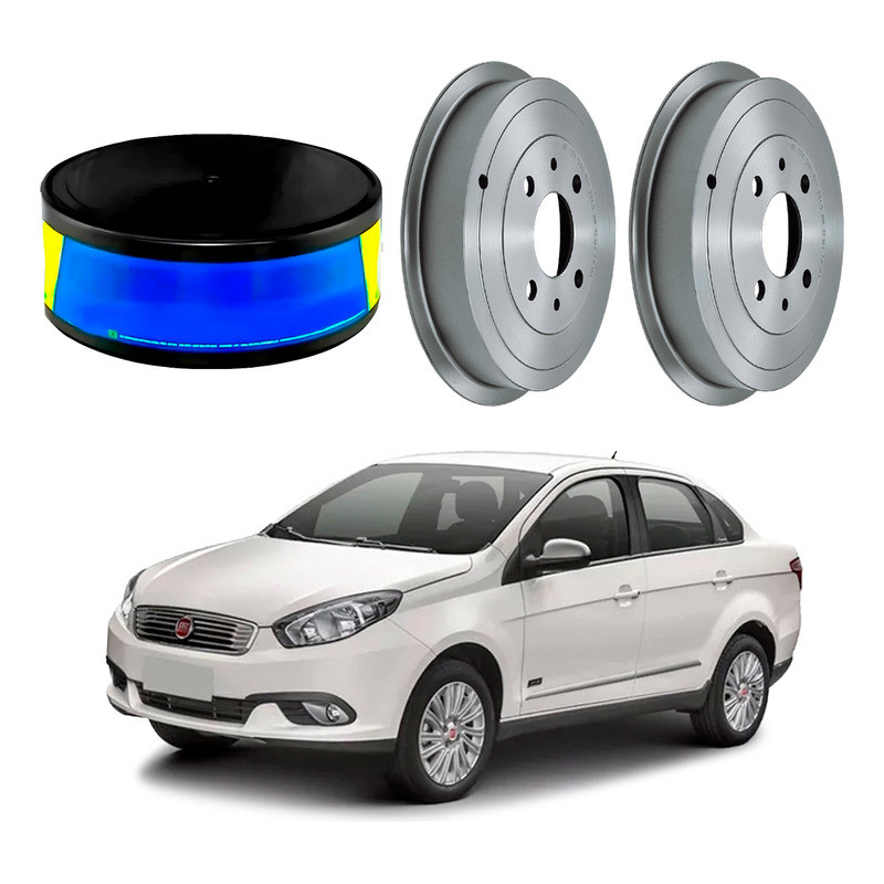 Tambor Freio Traseiro Grand Siena 1.6 Com Abs 2017 A 2020