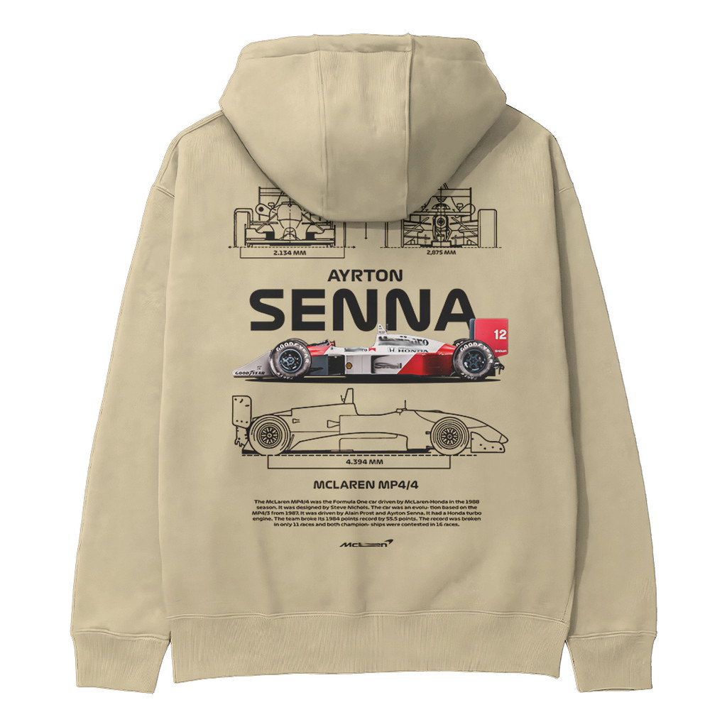 Moletom Custom Carro Ayrton Senna Unissex