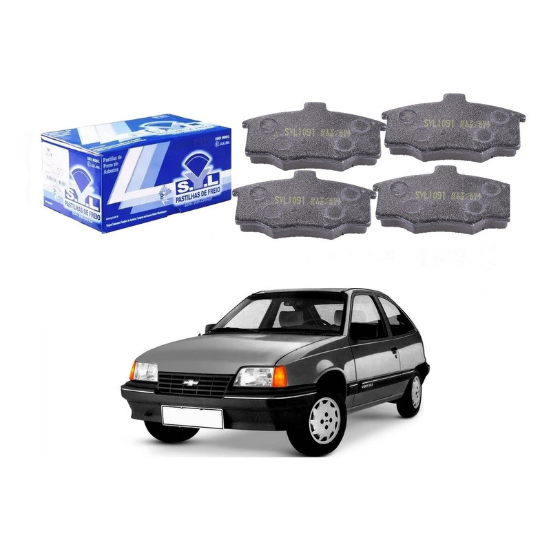 Pastilha Freio Dianteira Kadett 1.8 2.0 1989 A 1995