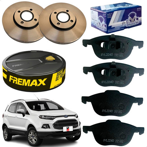 Disco De Freio Fremax Pastilha Diant New Ecosport 2014....