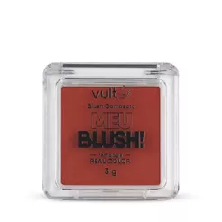 Blush Compacto Vult Make Coral Matte 3g - Cor Quente para Bochechas com Acabamento Matte