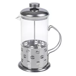 CAFETEIRA FRANCESA EM INOX LUXO CHALEIRA EXPRESSA EM VIDRO CREMEIRA BULE PRENSA FRENCH PRESS LUXO 600ML