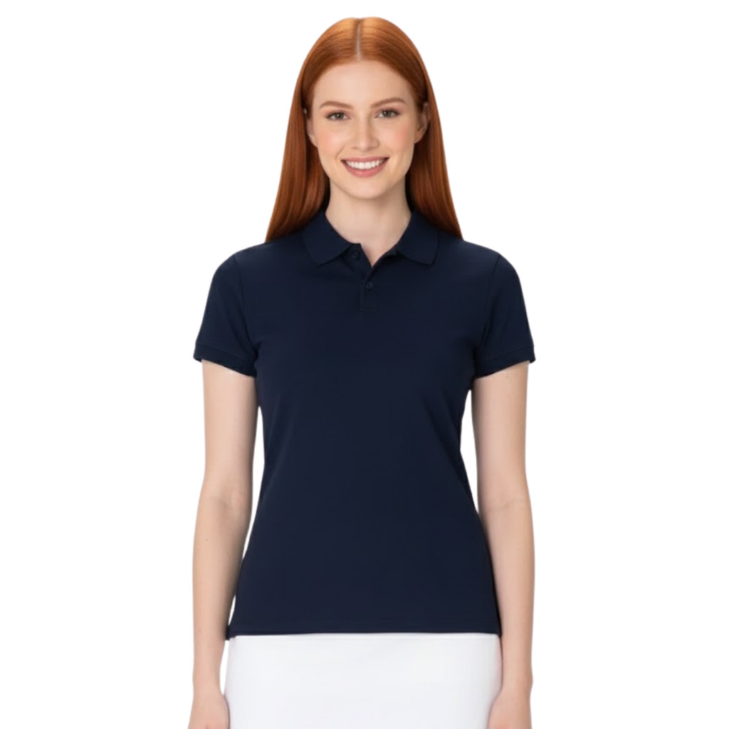 Camisa Polo Básica Feminina Malwee Piquet Stretch Original em Oferta na Shopee