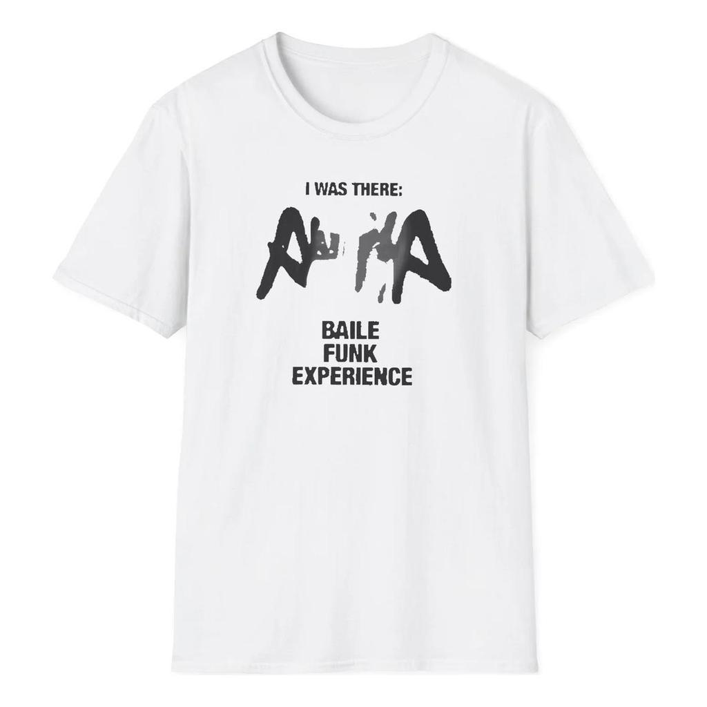Camiseta Branca Masculina Gráfica Anitta Baile Funk