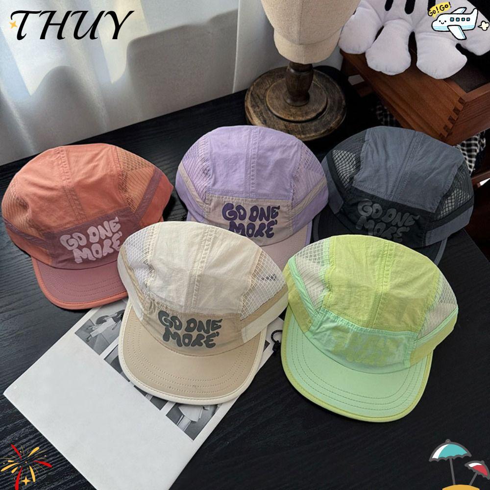Chapéu De Secagem Rápida THUY , Boné De Beisebol De Aba Curta Com Estampa De Letras Estilo Japonês Viseira Solar Design em Oferta na Shopee