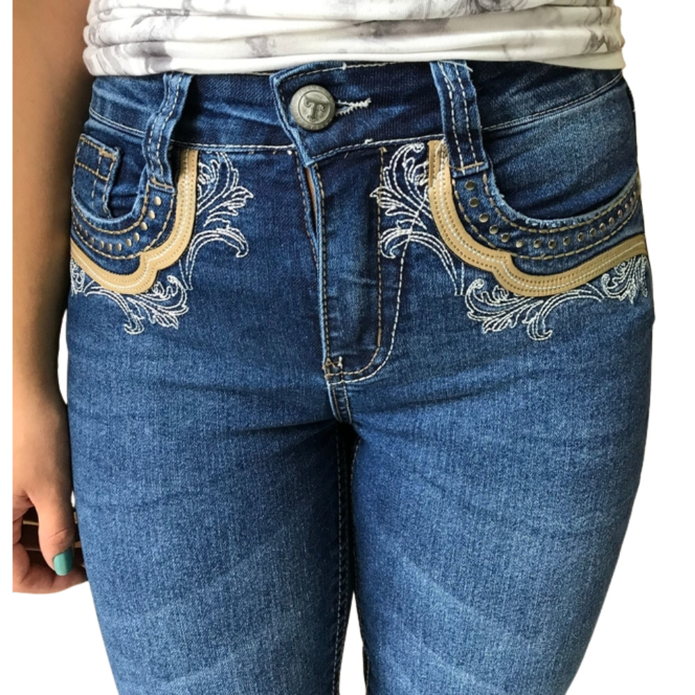Jeans Tassa gold escura - 4809