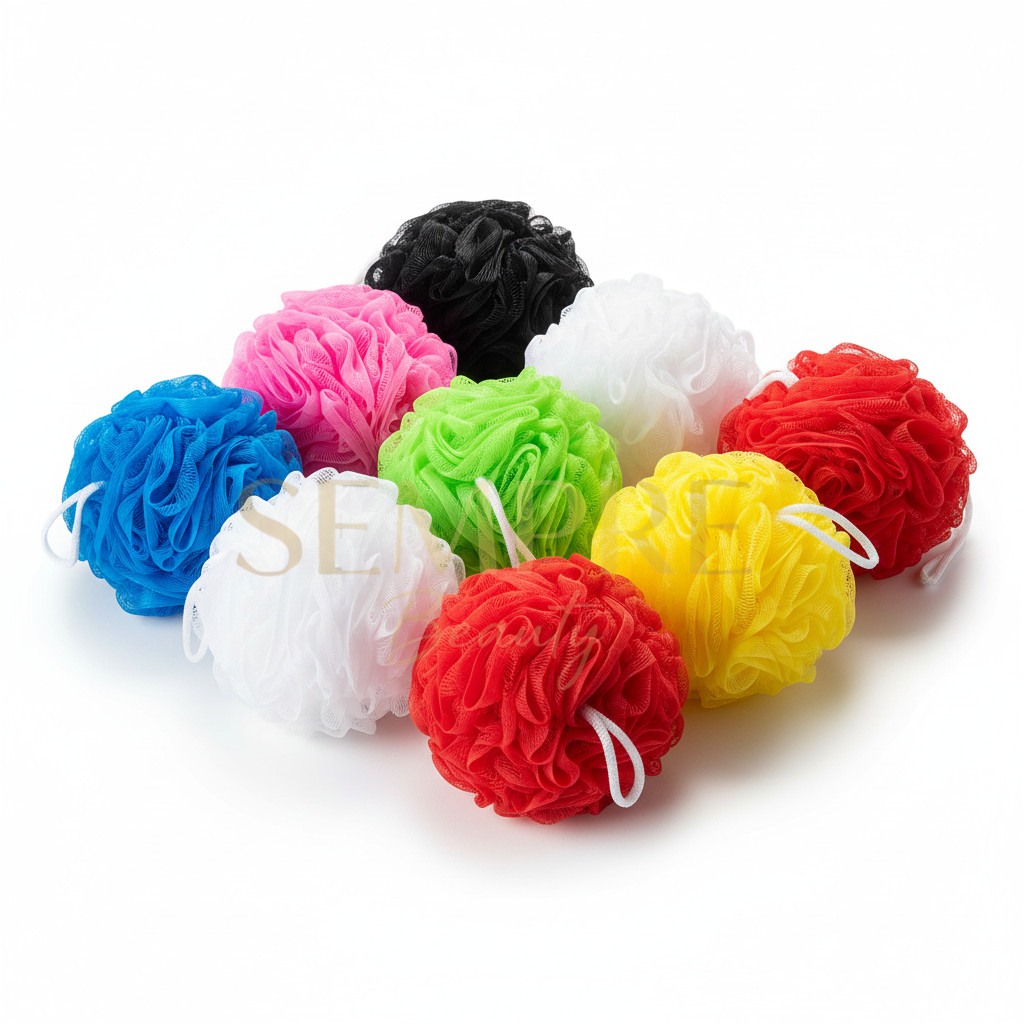 Kit com duas esponjas nylon premium para banho