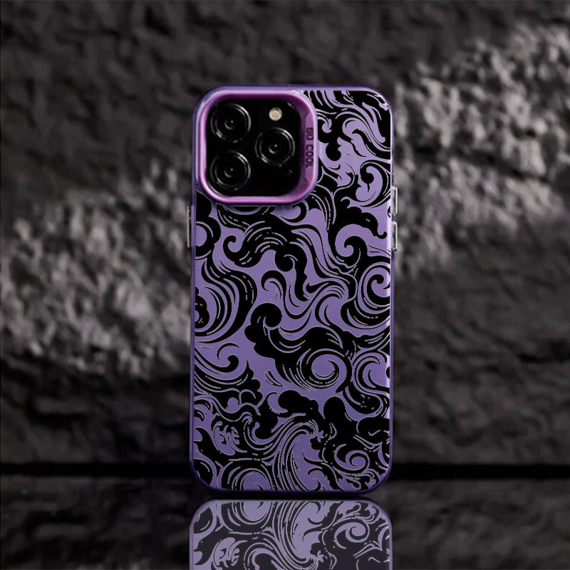 Linha Arte Logotipo Caso Anti-impacto Para iPhone 17 16 pro max 11 12 13 14 15 plus capa — imagem 2 de 2