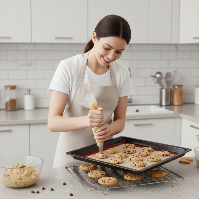 Tapete Antiaderente Culinário Vermelho Sem Estampa Grande Para Bolo De Massa Óleo E Panelas Cozinhar WL-2633 em Oferta na Shopee