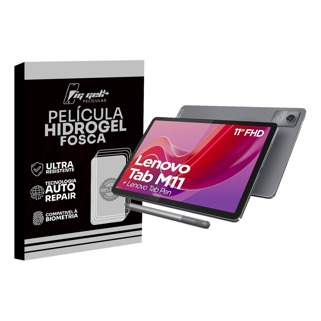Película De Hidrogel Tab Lenovo M11 11 Fosca Frontal em Oferta na Shopee