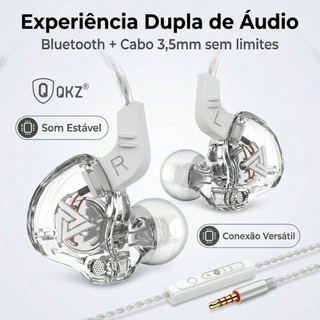 Fone De Ouvido com Fio Esporte Correndo Auscultadores Bass Stereo Headset, Música Earbuds QKZ AK6 Original