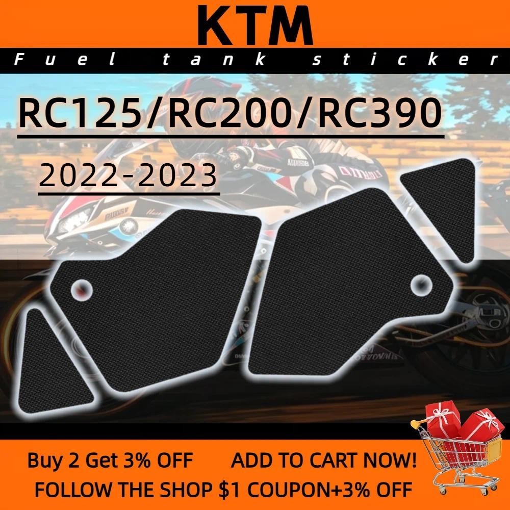 Para KTM RC125/RC200/RC390 2022-2023 Almofada Do Tanque Da Motocicleta Deslizamento Lado De Combustível Protetor Adesivo
