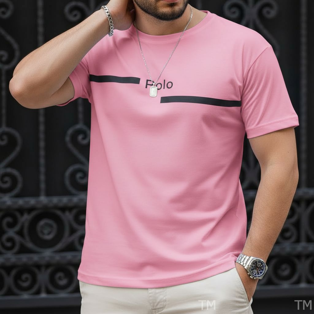 Camiseta Básica Casual Masculina Estampada Polo Listras Camisa Malha Respirável Academia em Oferta na Shopee