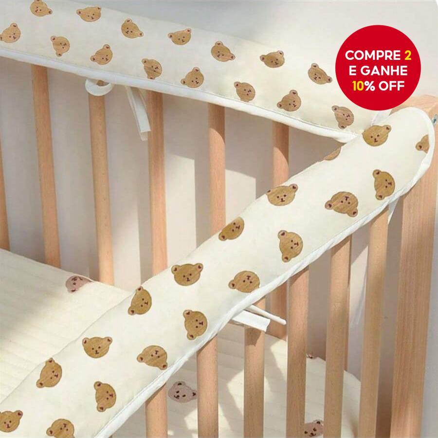  Adesivo Protetor de Berço para Bebê com Desenho de Animal Cartoon, Anticolisão e Resistente à Mordida, Ideal para