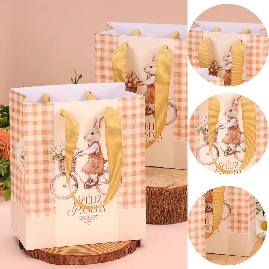 10 SACOLA MINI 16X13X7CM ACOLHER 5714 ( PASCOA JANGO 2026 ) em Oferta na Shopee