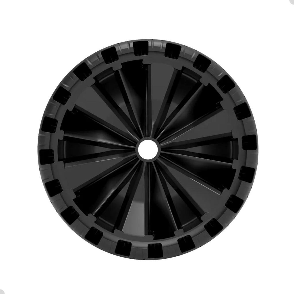 Roda Carrinho mão maciça absorve impacto Fb 320 universal Pneu