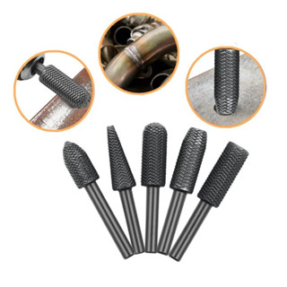 Kit 5 Pçs Lima Rotativa Fresa Profissional para Retifica em Aço Ferro Metais - Debaste Remoção de Rebarbas Perfuração Ki em Oferta na Shopee