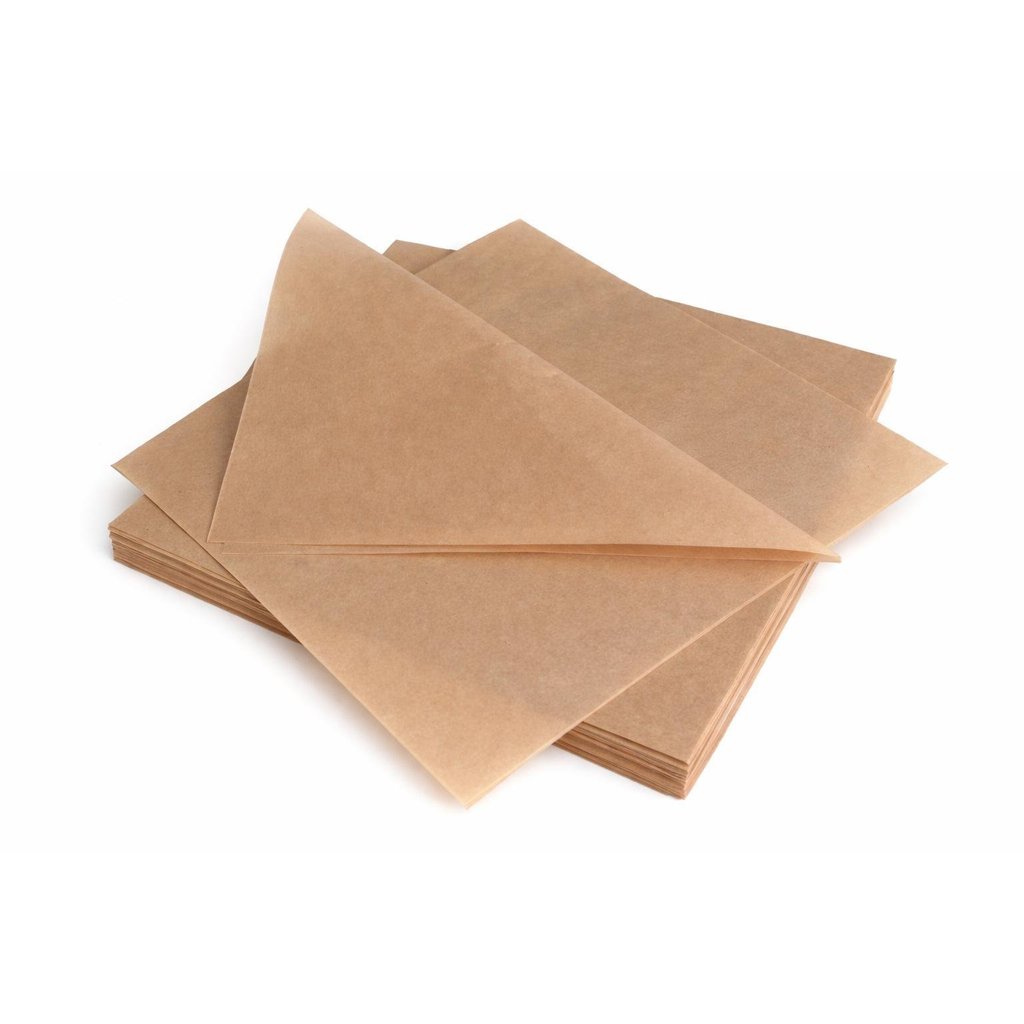 Papel Manteiga Marrom Cortado 15 x 15 cm - 1093