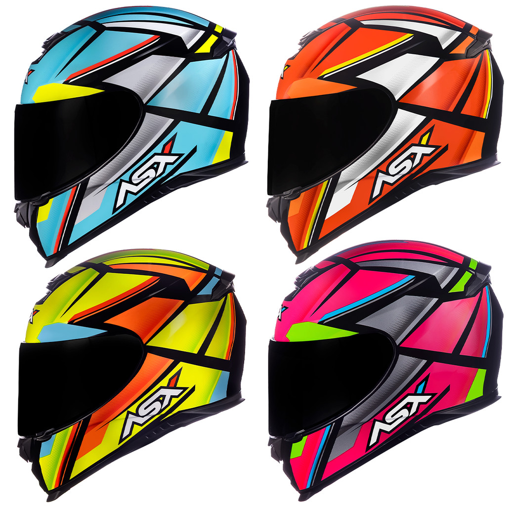 Capacete Moto Integral Fechado Asx Eagle Explorer Brilho Todos Tamanhos E Cores