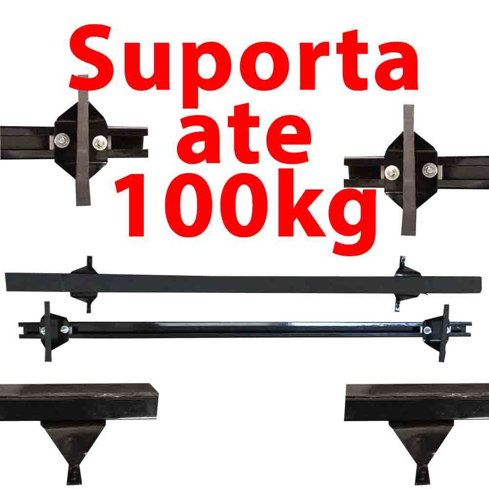 Rack Teto Roca Bag 100kg Furar Hyundai HB20 todos 196