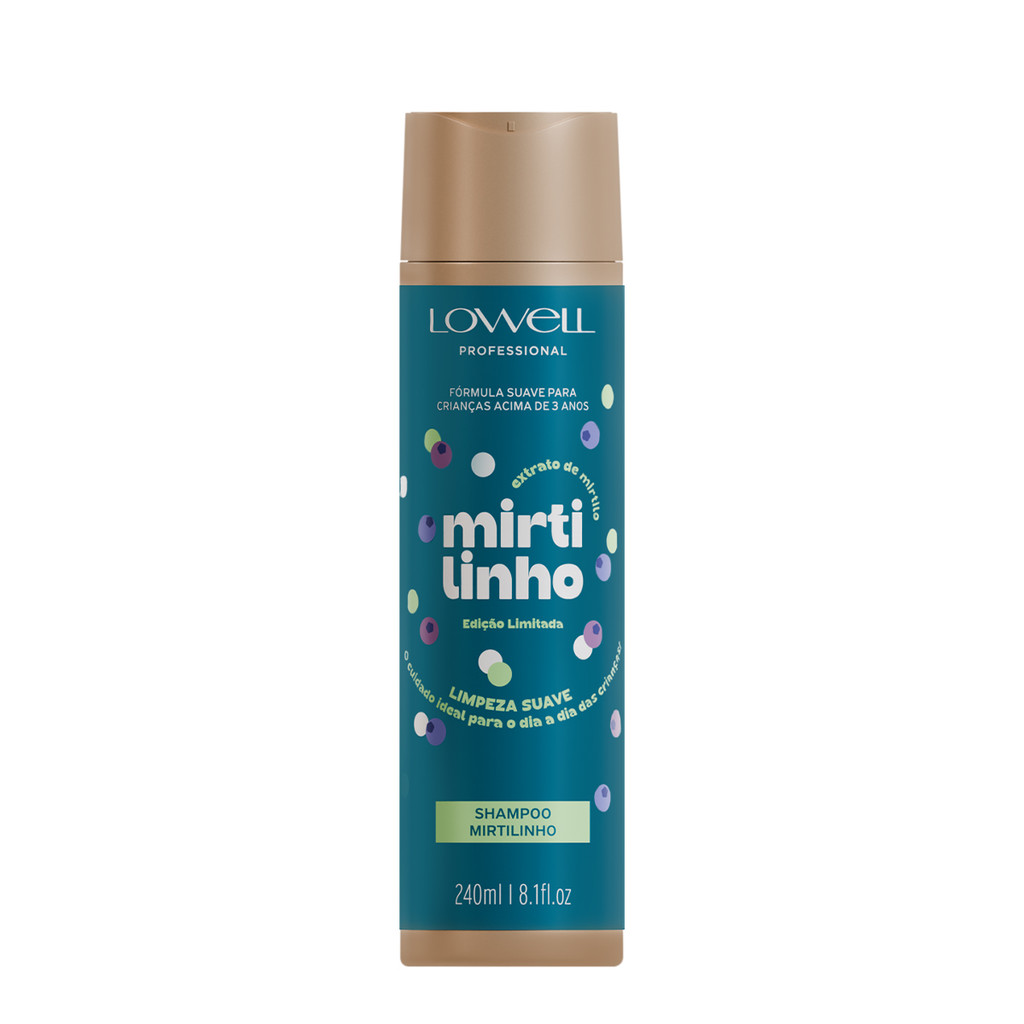 Lowell Mirtilinho - Shampoo Infantil 240ml em Oferta na Shopee