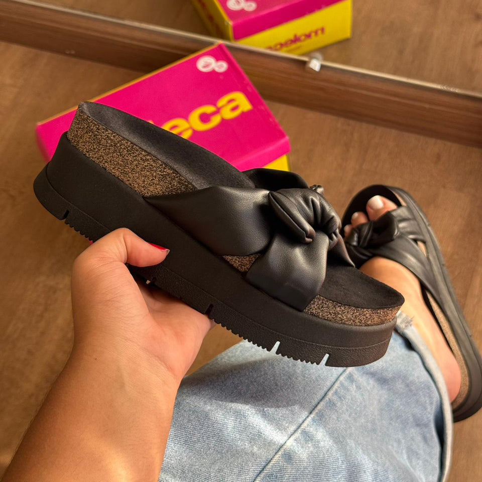 Moleca Plataforma Detalhe Laço 5513.108 em Oferta na Shopee