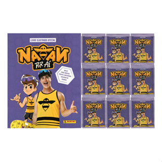 Kit 1 Álbum Natan Por Aí  + 50 Figurinhas (10 Env) em Oferta na Shopee