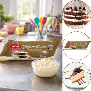 2 RECHEIO ARTESANAL CREME BUENO 1,01KG VABENE em Oferta na Shopee