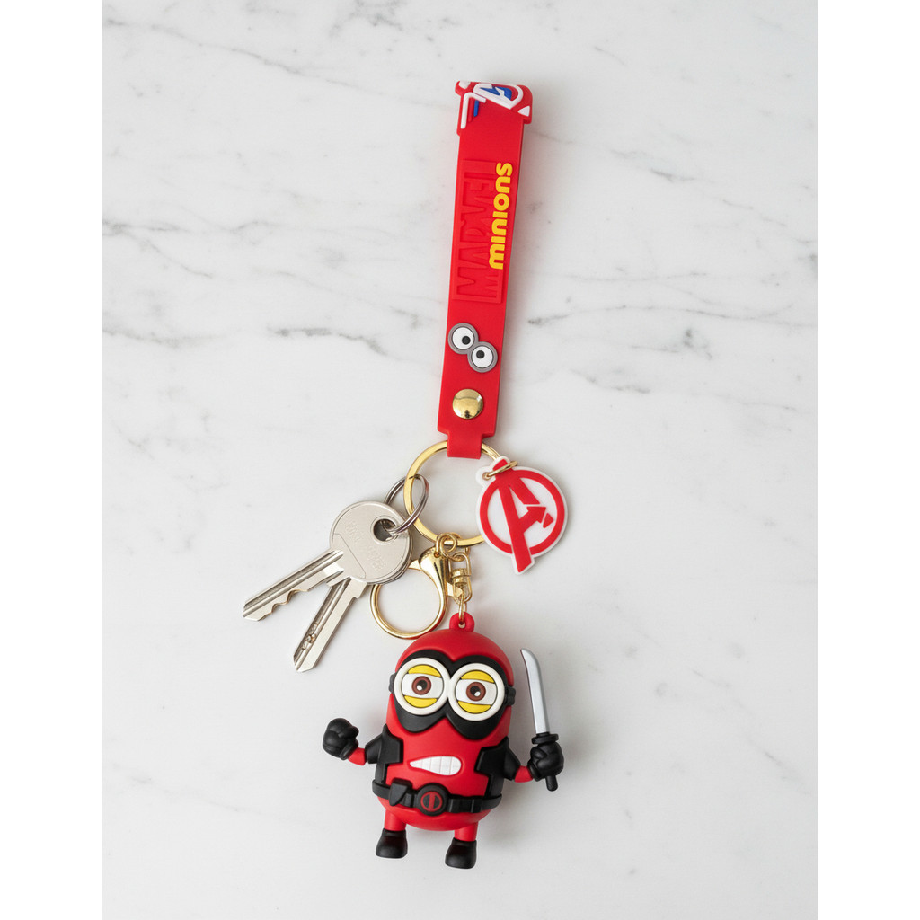 Bob Minion 3d Chaveiro Plástico Resistente Cor Chaveiro Minion Anime 3d Red