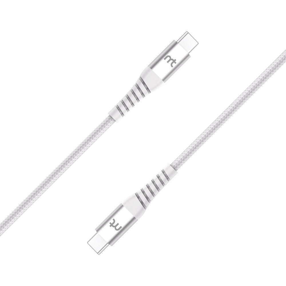 Cabo USB-C para USB-C Branco, 1,5 metros, Mistertech