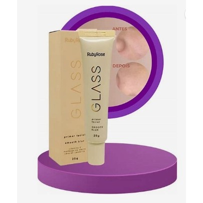 Primer facial Smooth Blur RubyRose Glass