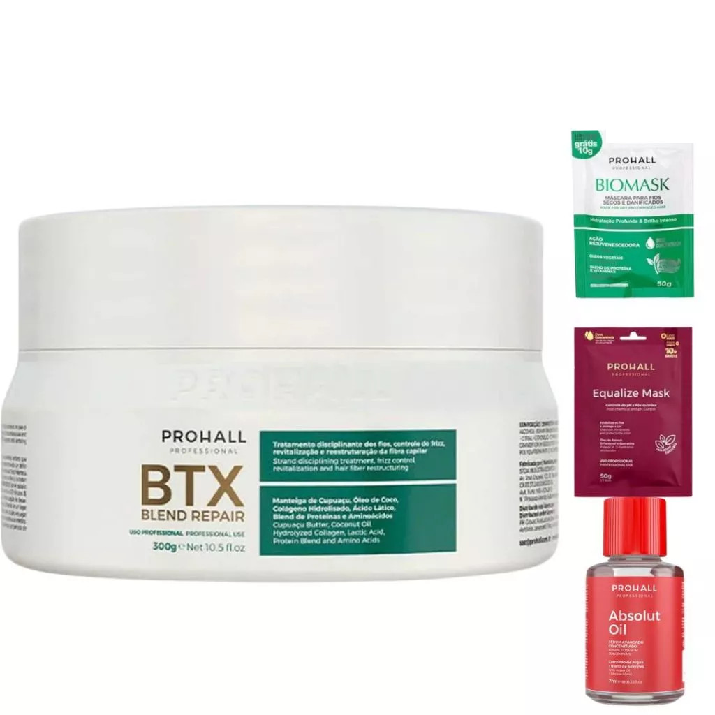 Prohall BTX Sem Formol Blend Repair 300g Orgânico