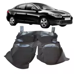 Tapete ASSOALHO Renault Fluence 2011 A 2021 PRETO FOSCO