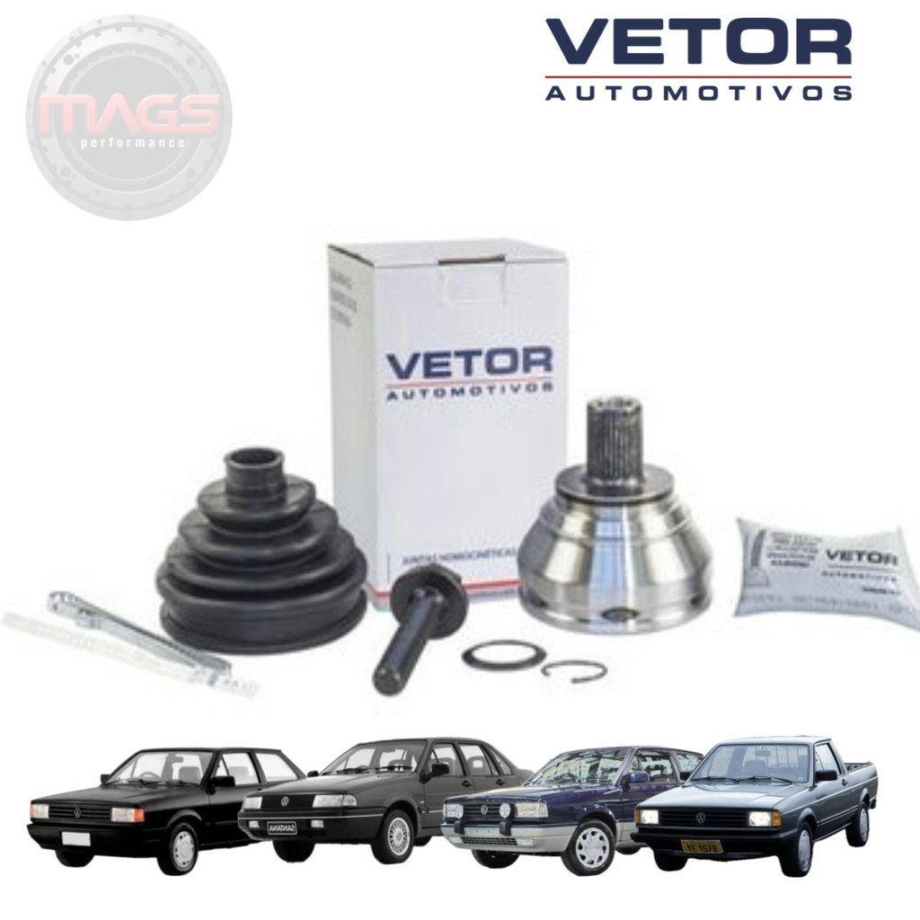 Junta Homocinética Premium Gol / Voyage / Saveiro / Parati / Santana (1984 a 1994) Original Vetor Automotivos