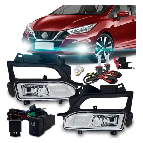 Kit Farol Milha Versa 2021 2022 Modelo Original + Xenon 8000k